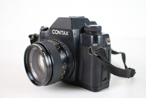 【動作未確認】CONTAX RX 017627 Carl Zeiss Planar 1.4/50 7905611 一眼レフ カバー付き 撮影 趣味 030JJJJH60_画像2