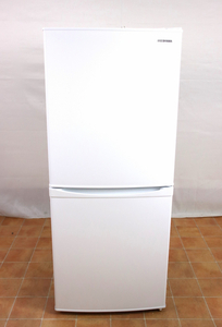 【通電OK】IRIS OHYAMA IRSD-14A-W アイリスオーヤマ 2ドア ノンフロン 冷凍冷蔵庫 142L 2022年製 家電 冷蔵庫 030JNMJH55