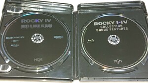 「 ロッキー4 / 炎の友情 」&「 ロッキーvsドラゴ 」4K UHD と特典ブルーレイと市販ケース