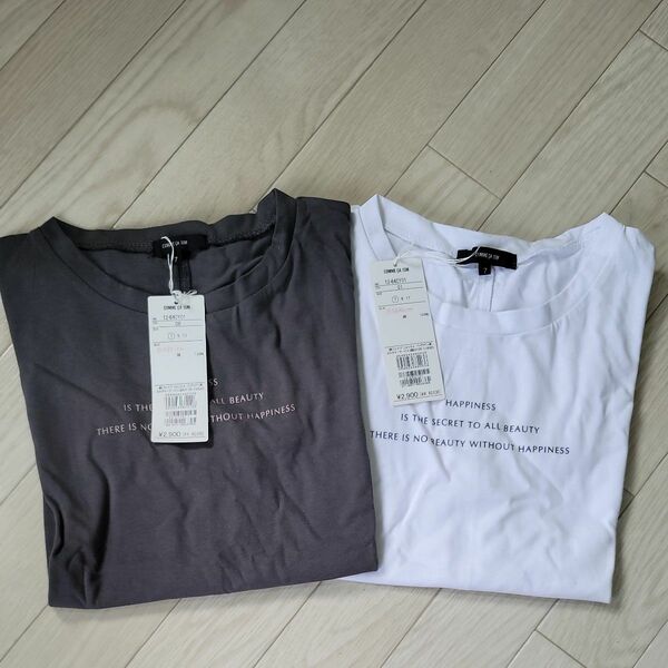 週末価格　【新品】COMME CA ISM　コムサイズムTシャツ　レディースTシャツ　2枚セット