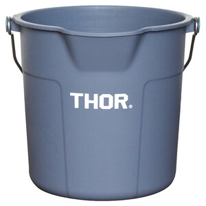  bucket THOR round bucket 10L gray scale . attaching cleaning car wash gardening stylish America miscellaneous goods 