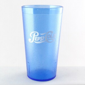 プラスチックタンブラー ペプシ Pepsi アイスブルー 16oz / 473ml おしゃれ コップ レストラン アメリカ雑貨 ア