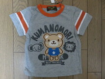 【新品】KUMANO MORIクマ柄半袖Tシャツ 綿100％　９５_画像2