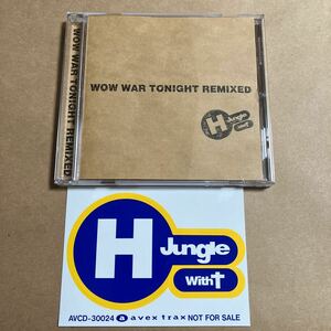 CD H JUNGLE WITH T / WOW WAR TONIGHT REMIX AVCD30024 小室哲哉 ダウンタウン 浜田雅功 松本人志 ステッカー付き 帯無し