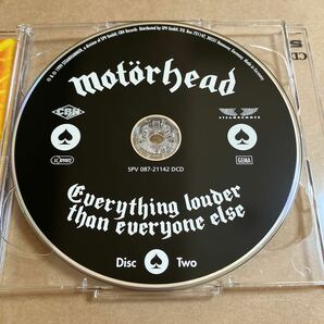 CD MOTORHEAD / EVERYTHING LOUDER THAN EVERYONE ELSE SPV08721142DCD モーターヘッド ドイツ盤 2CD ケーススレの画像4