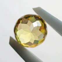 【極上/動画有】0.68ct マダガスカル産 スフェーン ラウンドカット 1Pc【新品】品番:2403191_画像10