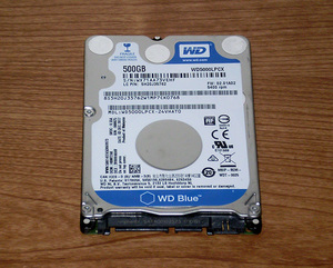 ★ 500GB ★ Western digital Blue【 WD5000LPCX 】薄型7mm 良品 ★XPE