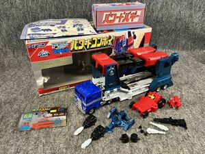 タカラ TAKARA ダイアクロン パワードコンボイ カーロボット 装甲合体 当時物玩具昭和レトロビンテージ 箱 説明書付き トラック 