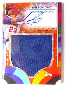 Topps World Baseball Classic 2023★Nelson Cruz★直筆サイン/Auto Relic/WBC ドミニカ/25枚限定