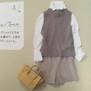 FOXEY フォクシー　カシミヤセーター Souffle ニット　ベスト　トップス マガジン　DM掲載　サイズ38