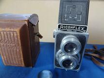 RICOHFLEX リコー フレックス　二眼レフカメラ　MODEL ⅦS　革ケース付き _画像9