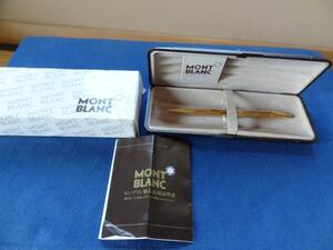 MONT BLANC モンブラン シャーペン シャープペンシル ゴールドーカラー ケース付き