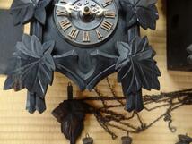 鳩時計　ポッポ時計　手塚時計　ミケン　分銅機械式　ジャンク　_画像3