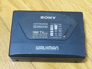 SONY　WM-F180 ウォークマン　ラジオカセットプレーヤー　ブラック 動作不明・ジャンク品