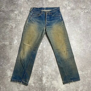 LEVI'S リーバイス 【men294U】 70's 80’s Levi's 501 66後期 デニムパンツ 赤耳 刻印524 スモールe 赤タブ USA製 ヴィンテージ 294U AG