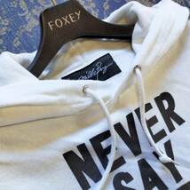 ＊ MILKBOY ミルクボーイ ＊【定価11000円】コットン100％ NEVER SAY NEVER パーカー♪オフ白 スウェット メンズ レディース K8_画像6