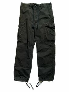 過去の名作品放出 RRL ブラックカーゴパンツ W33 新品同様極美品 ミリタリー トラウザース ダブルアールエル ラルフローレン m65 m64