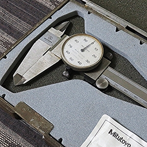 Mitutoyo ミツトヨ ダイヤル ノギス 505-662-50 dial caliper ビンテージ 測定器 昭和 レトロ 測定範囲0~200mm 最小目盛り0.01mm used品