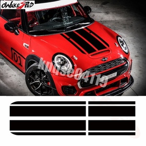 買得☆BMW MINI F56 JCW 車 ステッカー スポーツ ストライプ スタイリング フード トランク エンジンカバー ボンネット 装飾 デカール