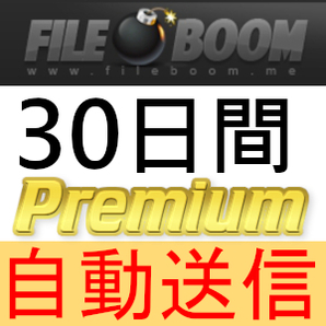 【自動送信】FileBoom プレミアムクーポン 30日間 完全サポート [最短1分発送]の画像1