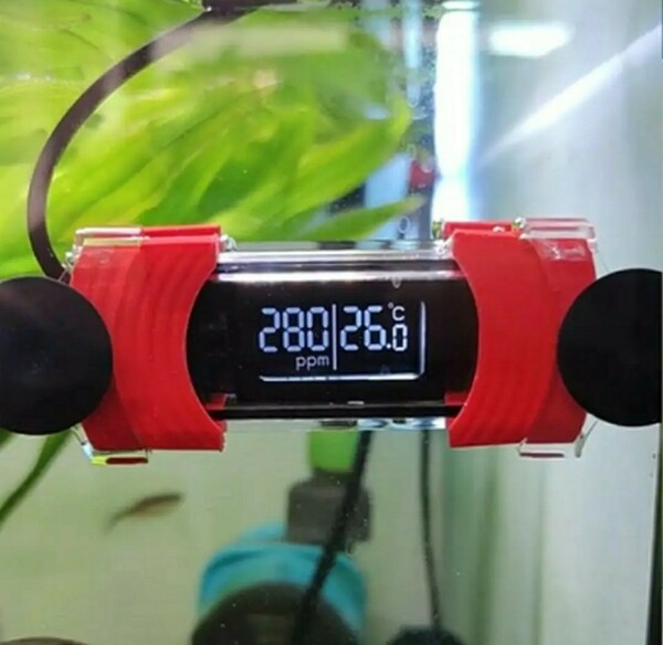 送料無料！デジタル 水槽 水温計 PPM水質計(TDS)1台2役で便利です。アクアリウム