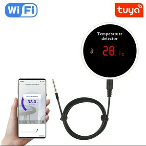 wifi smartphone . aquarium. water temperature . verification is possible! digital water temperature gage abnormality detection . alarm smartphone . notice! free shipping aquarium aquarium water temperature gage 