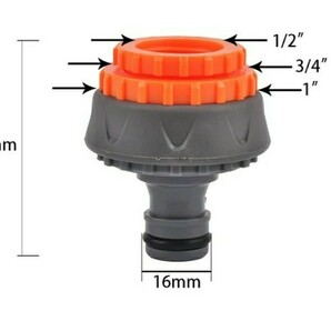 水道蛇口 ホースジョイント　ワンタッチコネクタ 1/2 1/4 1 対応