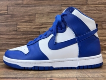 ■ 3回のみ着用の極美品 NIKE ナイキ DD1399-102 DUNK HI RETRO ダンク ハイ レトロ ゲーム ロイヤル スニーカー バスケット シューズ 25.0_画像6