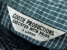 送無 XL 新品保管品 COOTIE クーティー 24SS Garment Dyed Ripstop Check L/S Shirt ガーメントダイ チェック 長袖 オーバーサイズ シャツ_画像8