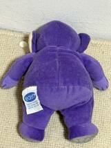 Vintage 1998 Original Teletubbies Tinky Winky Purple Velvet SoftPlush Toy Eden ぬいぐるみ テレタビーズ Dipsy ティンキー ディプシー_画像4