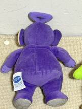 Vintage 1998 Original Teletubbies Tinky Winky Purple Velvet SoftPlush Toy Eden ぬいぐるみ テレタビーズ Dipsy ティンキー ディプシー_画像5