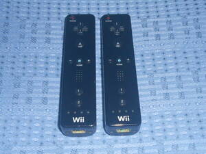 Wiiリモコン２個セット 黒(kuro ブラック) RVL-003 任天堂 Nintendo