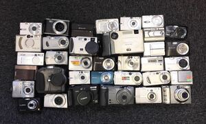 0050 Canon キャノン CASIO カシオ EPSON HITACHI Kodak Panasonic SHARP SONY ソニー コンパクトデジタルカメラ まとめ売り 計35台