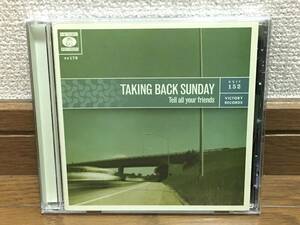 Taking Back Sunday / Tell All Your Friends エモ ハードコア 名作 輸入盤(US盤 品番:VR176) John Nolan / Adam Lazzara / Straylight Run