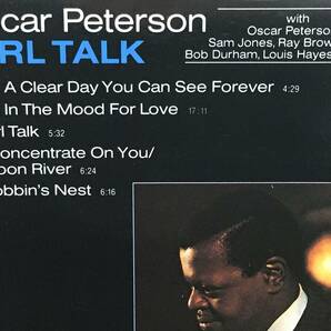 OSCAR PETERSON / GIRL TALK ジャズ スウィング・ピアノ 傑作 輸入盤(ドイツ盤 品番:8218422) Ray Brown Sam Jones Louis Hayes Bob Durhamの画像3