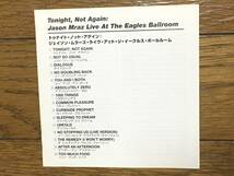 Jason Mraz / Tonight Not Again : Jason Mraz Live At The Eagles Ballroom ライブ盤 傑作 国内盤帯付 解説・歌詞対訳付 限定ステッカー付_画像4