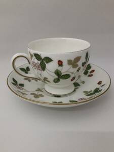 【428】★1円スタート★ WEDGWOOD Bone China　カップ＆ソーサー　1客　洋食器　イギリス製