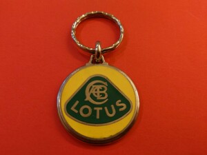 ロータスキーホルダー　　　　　　　LOTUS 旧ロゴキーホルダー　　イエロー・ブリティッシュグリーン　