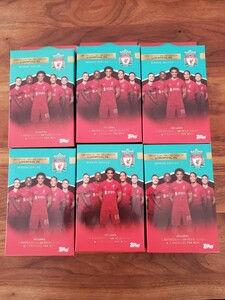 【新品未開封6BOX】Topps liverpool Team set 2021/2022 