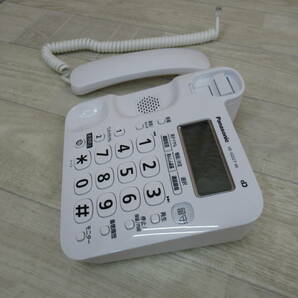 3068PS24【未使用】パナソニック コードレス電話機(子機1台付き) ホワイト VE-GD27DL-Wの画像3