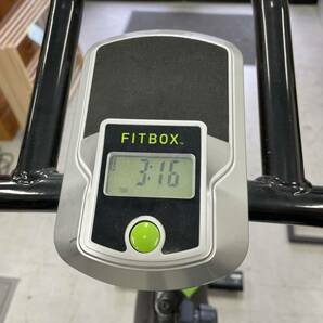 千葉県我孫子直接引取歓迎 FITBOXフィット ボックス FBX-002B_01 スピン エアロ バイク ブラック系 フィットネス バイク サドルカバー付の画像2