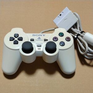 【PS2】 アナログコントローラー　DUALSHOCK2　セラミック・ホワイト　デュアルショック2　SCPH-10010CW