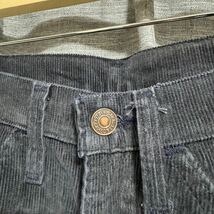 80s Levi's 519 1517 ネイビー コーデュロイ リーバイス USA製 ヴィンテージ USA Vintage ストレッチ スリムストレート 紺 W29 L30_画像3