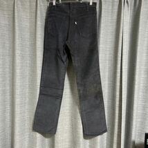 80s Levi's 519 1517 ネイビー コーデュロイ リーバイス USA製 ヴィンテージ USA Vintage ストレッチ スリムストレート 紺 W29 L30_画像5