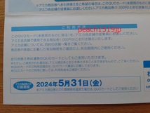 大光　株主優待クオカード500円1枚　アミカ商品券1,000円分お引換　2024.5.31まで_画像2