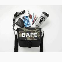 BAPE◆A BATHING APE／迷彩カモ◆ア ベイシング エイプ◆ショルダーバッグ◆CAMO／カモ／付録ノベルティ_画像2