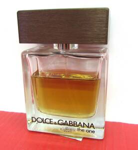 DOLCE&GABBANA Dolce & Gabbana the one The * one for men o-doto трещина 30ml осталось количество примерно 7 сломан духи 