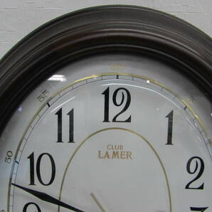 シチズン CITIZEN 掛け時計 掛時計 CLUB LA MER 楕円形 4ＭG581LM Ｐ1228Ｎ ジャンク品の画像2