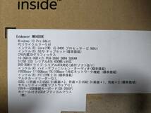 送料無料 EPSON Endeavor MR4800E Core i5-9400 2.90GHz RAM16GB SSD512GB Windows 11 Pro エプソン エンデバー_画像7