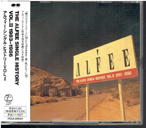 CD★THE ALFEE　アルフィー★SINGLE HISTORY Ⅱ 1983-1986　【2枚組　帯あり　シングルジャケットカード10枚付き】　　ベスト